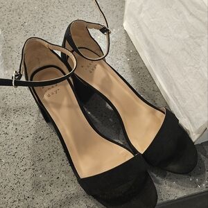 A New Day Strap Black Heels